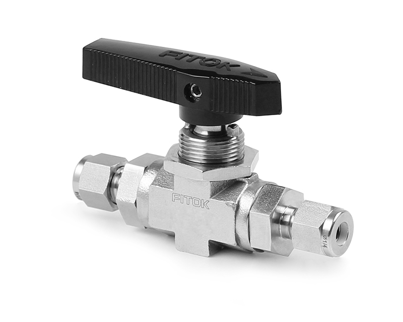 CF8M, BV Series Ball Valve, Multipurpose, PTFE Seats, 6 mm Tube Fitting, 1500psig(103bar), -65°F to 350°F( -54°C to 177°C), 0.19&quot; Orifice, Straight