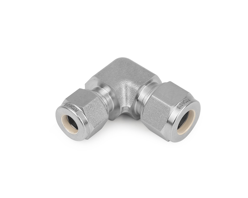 316 SS, FITOK 6 Series Tube Fitting, Reducing Union Elbow, 14mm O.D. × 10mm O.D.