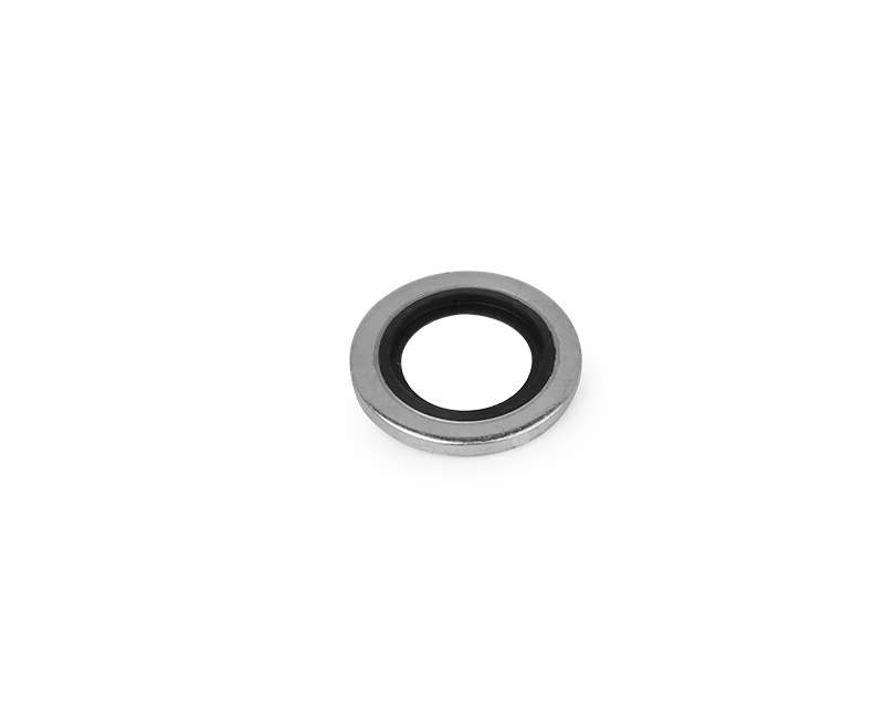 Carbon Steel Outer Ring, Buna-N Inner Ring, Gasket for 1/4 ISO Parallel Thread(RS) Fitting
