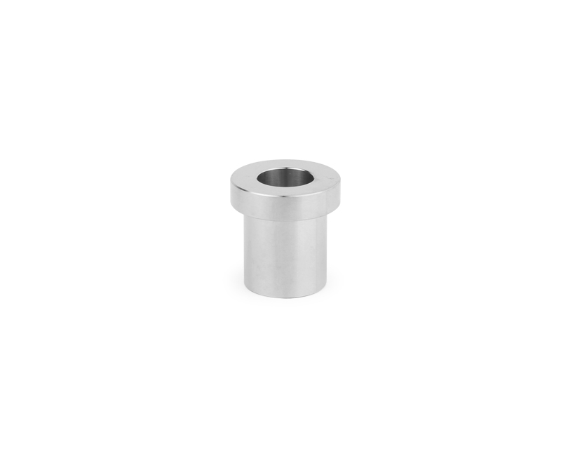 316 SS, FITOK FO Series O-ring Face Seal Fitting, Tube Socket Weld Gland, 1/8&quot; FO Gland x 1/8&quot; Tube Socket Weld