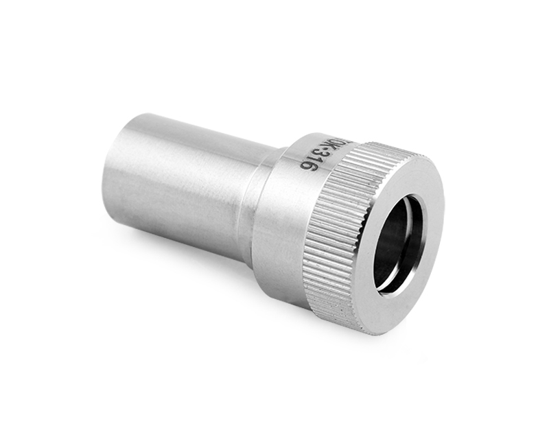 316 SS, Ultra-Torr Vacuum Fitting, FITOK VL Series Adapters, 1/4" Ultra-Torr Fitting x 3/8" Tube Stub