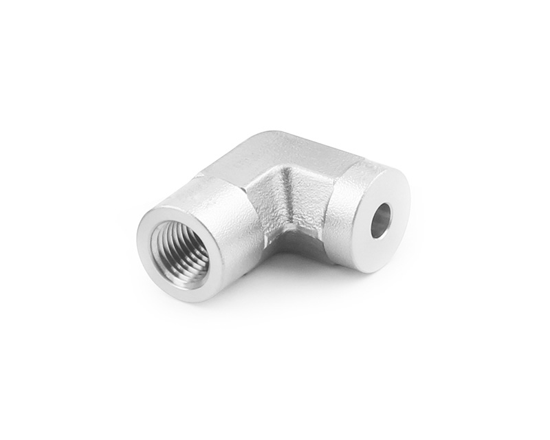 316 SS FITOK 6 Series Weld Fitting, Female Elbow, 3/8" O.D. Tube Socket Weld x 1/2 Female NPT