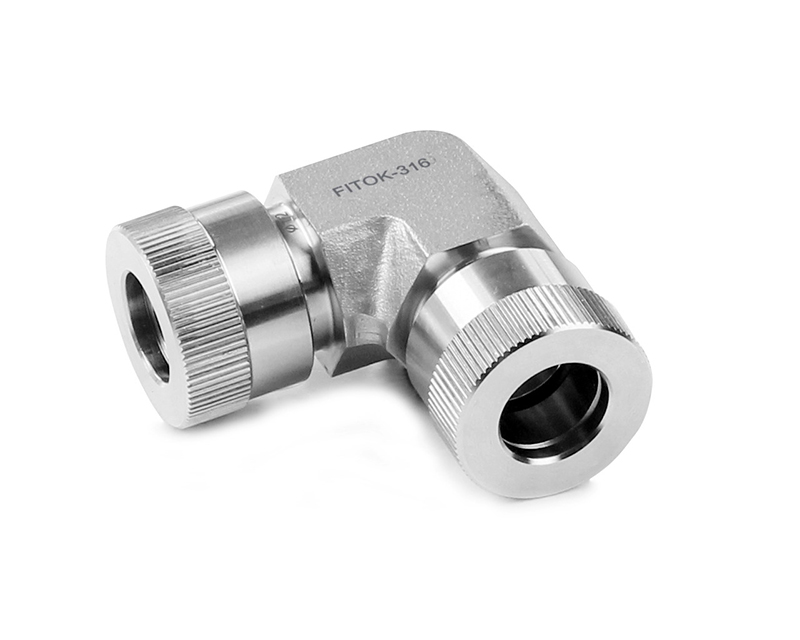316 SS, Ultra-Torr Vacuum Fitting, FITOK VL Series Union Elbow , 1/4&quot; O.D.