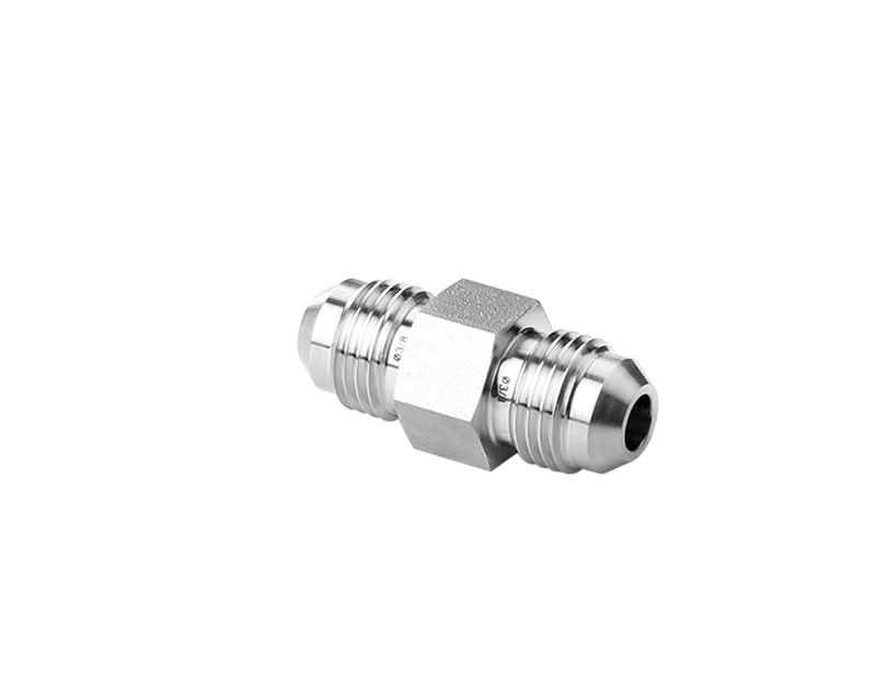 316 SS, FITOK PMH Series High Pressure Pipe Fitting, Hex Nipple, 1/2 × 1/2 Male JIC