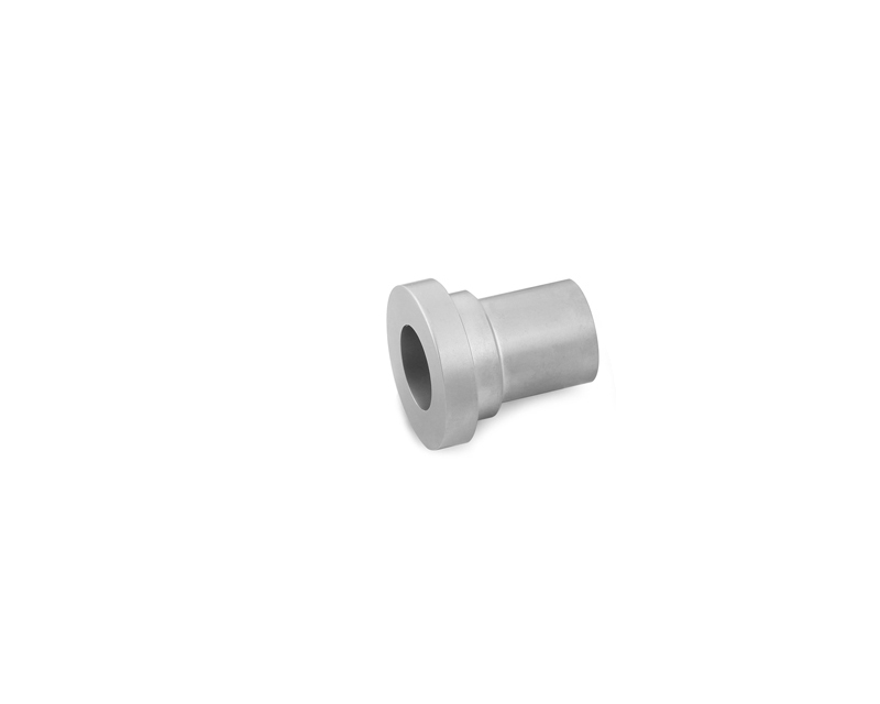 316L SS, FITOK TFO Series L-ring Face Seal Fitting, TFO Gland to Fractional Tube Butt Weld, 1/4&quot; TFO  x 1/4&quot; Tube Butt Weld