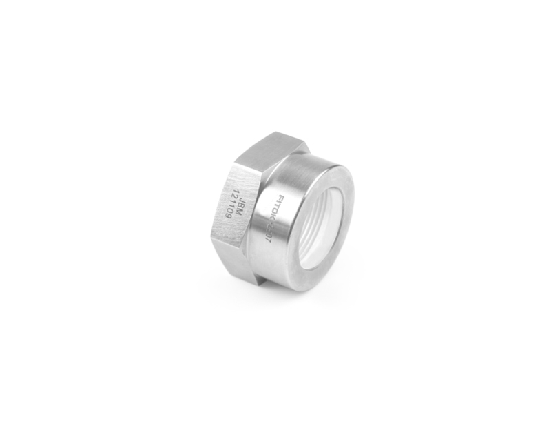 316L SS, FITOK TFO Series L-ring Face Seal Fitting, Nut, 1/2&quot; FO