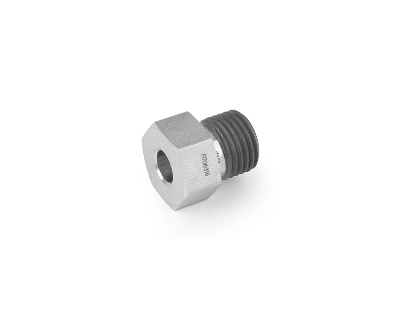316 SS, FITOK 20D Series Medium Pressure Tube Fitting, Nut, 1/8&quot; O.D.