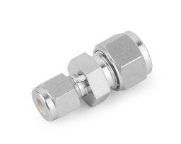 [SS-U-FL2-FL1] 316 SS, FITOK 6 Series Tube Fitting, Reducing Union, 1/8&quot; O.D. × 1/16&quot; O.D.