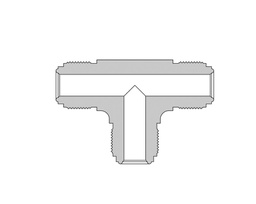 [SS-TTT-FR16] 316 SS, FITOK FR Series Metal Gasket Face Seal Fitting, FR Body Union Tee, 1&quot; FR