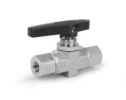 [BVSS-FNS4-06] CF8M, BV Series Ball Valve, Multipurpose, PTFE Seats, 1/4 Female NPT, 1500psig(103bar), -65°F to 350°F( -54°C to 177°C), 0.25&quot; Orifice, Straight