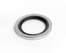 [SSF-RS-4] Stainless Steel Outer Ring, Fluorocarbon FKM Inner Ring, Gasket for 1/4&quot; ISO Parallel Thread(RS)