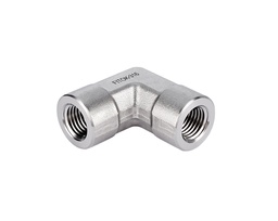 [SS-PE-RT4] 316 SS Pipe Fitting, Female Elbow, 1/4 &quot; Female BSPT(RT) × 1/4&quot; Female  BSPT(RT)
