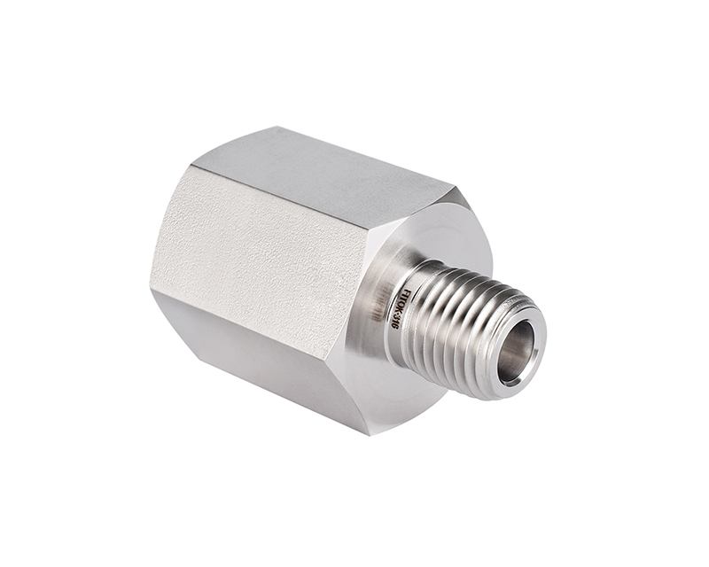316 SS, FITOK 6 Series Pipe Fitting, Adapter, 1/2 Female ISO Parallel ...
