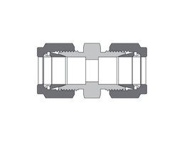 [B-U-FL8] Brass, FITOK 6 Series Tube Fitting, Union, 1/2&quot; O.D.