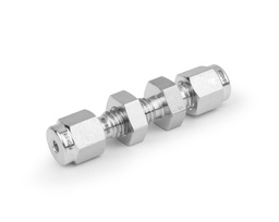 [SS-BU-ML4] 316 SS, FITOK 6 Series Tube Fitting, Bulkhead Union, 4mm O.D.