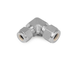 [SS-LU-ML12-ML8] 316 SS, FITOK 6 Series Tube Fitting, Reducing Union Elbow, 12mm O.D. × 8mm O.D.