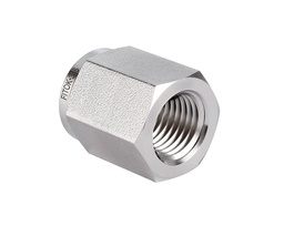 [SS-PC-NS4] 316 SS, FITOK 6 Series Pipe Fitting, Pipe Cap, 1/4 Female NPT