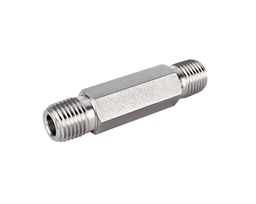 [SS-PLN-NS4-1.5] 316 SS Pipe Fitting, Hex Long Nipple, 1/4&quot; Male NPT, 1.5in.(38.1mm) Length 