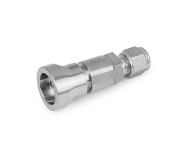 [SS-QC8-FL8-B] Quick-connect Body, 316SS,Body, QC8 Series, O-ring: FKM, Connection: 1/2in. Tube OD, 2-Ferrule,Body with valve, shuts off when uncoupled