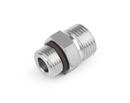 [SS-CM-FO4-ST9] 316 SS, FITOK FITOK FO Series O-ring Face Seal Fitting, FO Body to Male SAE/MS Thread, 1/4&quot; FO x 9/16-18 Male SAE/MS Straight Thread(ST)