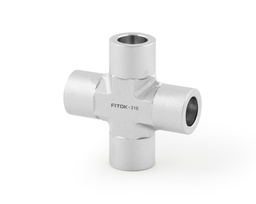 [SS-WC-TS16] 316 SS Weld Fitting,Tube Socket Weld Union Cross, 1&quot; Tube Socket Weld