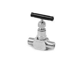 [NBSS-MTB14-9-G] 316 SS, NB Series Needle Valve, Screwed Bonnet, 14 mm Tube Butt Weld, Graphite Packing, 6000psig(414bar), -65°F to 1200°F(-54°C to 649°C), 0.39&quot; Orifice