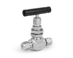 [NFSS-FL6-7-Y] 316 SS, NF Series Needle Valve, Forged Body, 3/8&quot; Tube Fitting, PTFE Packing, 6000psig(414bar), -65°F to 450°F(-54°C to 232°C), 0.16&quot; Orifice, Panel Mounting