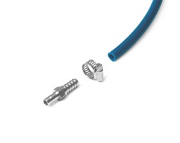 [SS-HC-F4-RT2] 316 SS, HC Series Hose Connector, 1/4&quot; Barbed end × 1/8 Male ISO Tapered Thread