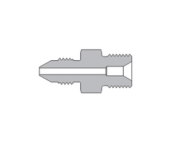 [SS-MMA-MM9-TM16] 316 SS, AMH Series Adapter Fitting, Male to Male, 9/16&quot; Male 20M Series Medium Pressure Coned and Threaded Connection × 1-12 Male Type&quot;M&quot;