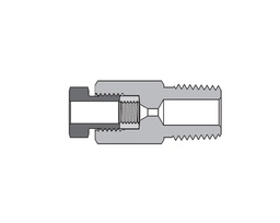 [SS-FMA-MF9-NS16] 316 SS, FITOK AMH Series Adapter Fitting, Female to Male, 9/16&quot; Female 20M Series Medium Pressure Coned and Threaded Connection × 1 Male NPT