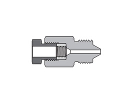 [SS-FMA-MF9-HM4] 316 SS, AMH Series Adapter Fitting, Female to Male, 9/16&quot; Female 20M Series Medium Pressure × 1/4&quot; Male 60 Series High Pressure, Coned and Threaded Connection