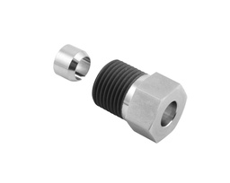 [SS-HAV-HF4] 316 SS, FITOK 60 Series High Pressure Fitting, Coned and Threaded Connection, Anti-vibration Gland Assemblies(1 gland nut &amp; 1 slotted collet), 1/4&quot; O.D.