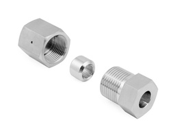 [SS-HTC-HF4] 316 SS, FITOK 60 Series High Pressure Fitting, Coned and Threaded Connection, Cap, 1/4&quot; O.D.