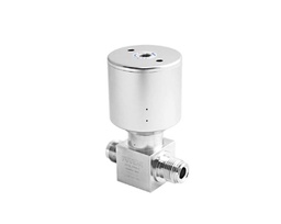 [DF6L-FR8-CF3] 316L SS, DF Series Diaphragm Valve, High Pressure, High Flow, 1/2&quot; Male FR Fitting, PCTFE Seats, 3000psig(206bar), -10°F to 150°F(-23°C to 65°C), 0.8 Cv, Normally Closed Pneumatic Actuator, FC-03 FITOK Ultra High Purity Cleaning and Packaging