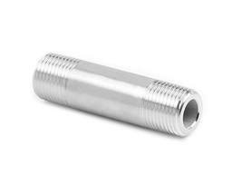 [SS-PSN-NS16-3] 316 SS, FITOK 6 Series Pipe Fitting, Special Pipe Nipple, 1 Male NPT, 3&quot;(76.2mm) Long